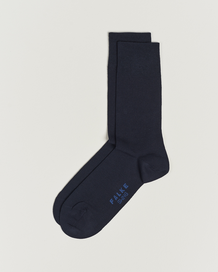 Herre | Undertøj | Falke | Swing 2-Pack Socks Dark Navy
