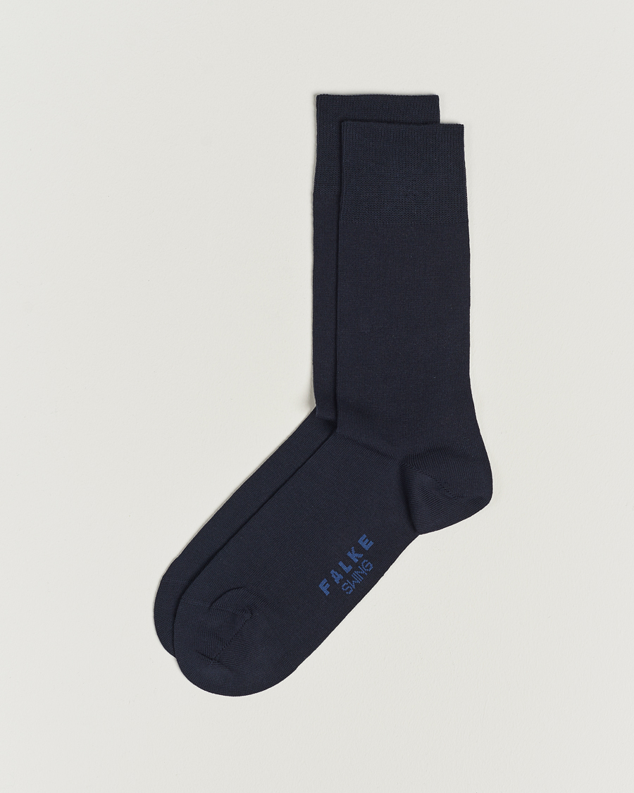 Herre | Strømper | Falke | Swing 2-Pack Socks Navy