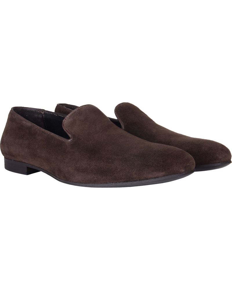 Herre | Tiger of Sweden Vincent 01 Suede Loafer Chocolate | Tiger of Sweden | Vincent 01 Suede Loafer Chocolate