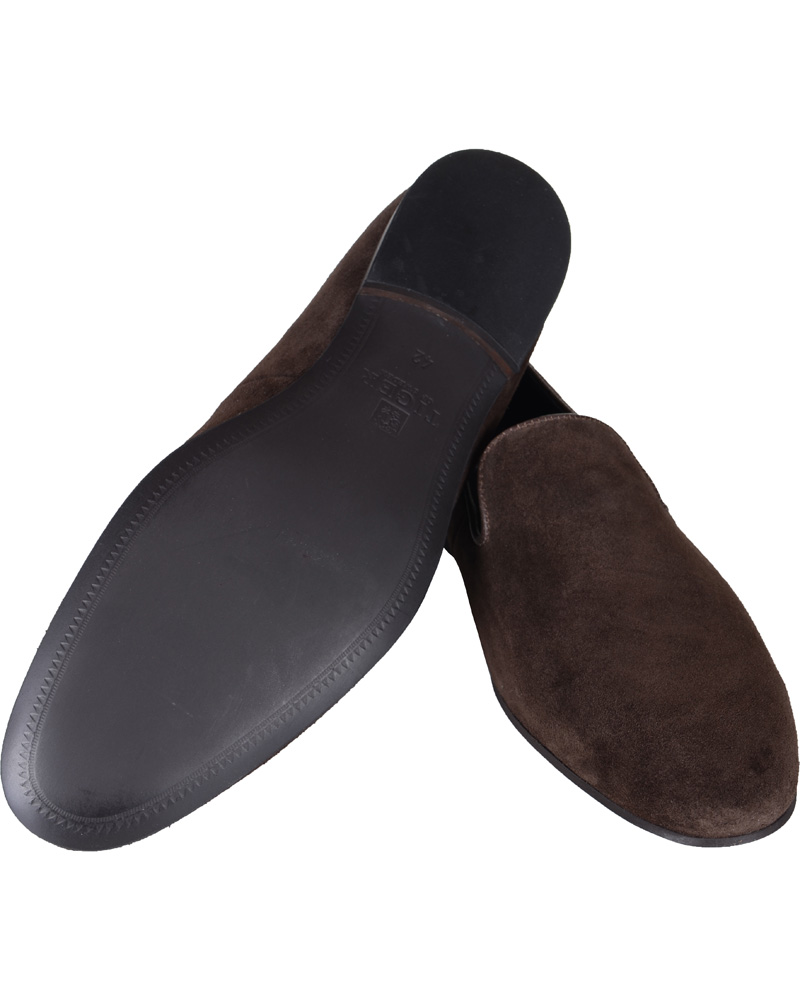Herre | Tiger of Sweden Vincent 01 Suede Loafer Chocolate | Tiger of Sweden | Vincent 01 Suede Loafer Chocolate