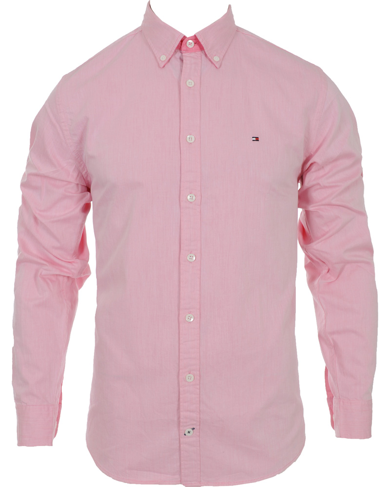 Herre | Skjorter | Tommy Hilfiger | Two Tone New York Fit Shirt Pink