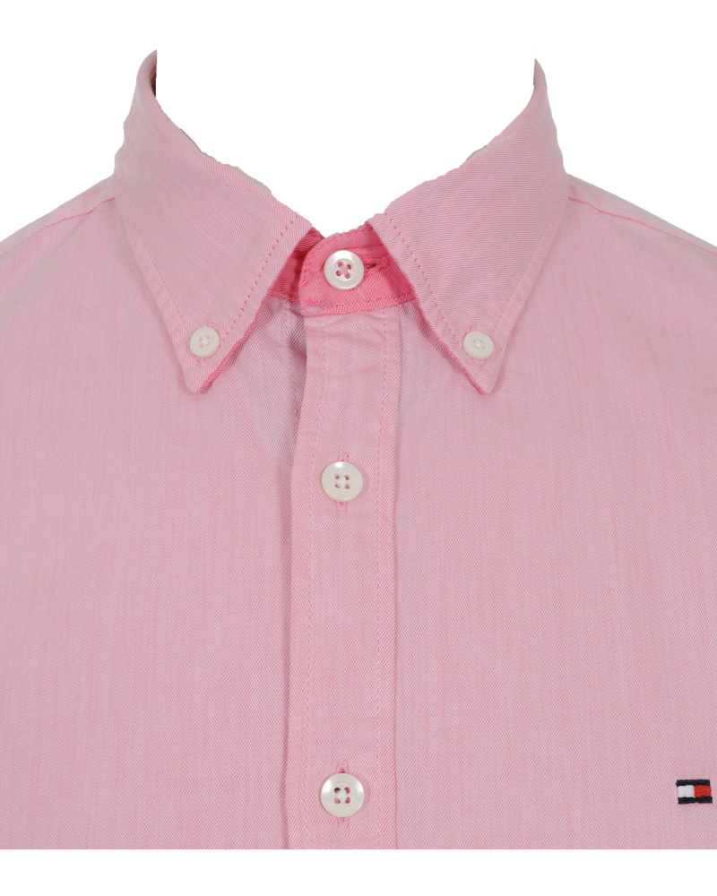 Herre | Skjorter | Tommy Hilfiger | Two Tone New York Fit Shirt Pink