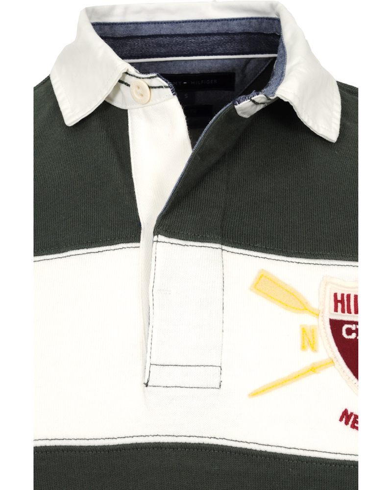 Herre | Trøjer | Tommy Hilfiger | Cliff Stripe Rugby Climbing Ivy