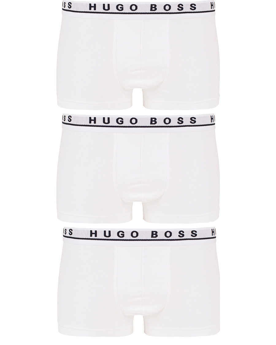 Herre | Undertøj | BOSS BLACK | BOSS 3-Pack Trunk Boxer Shorts White