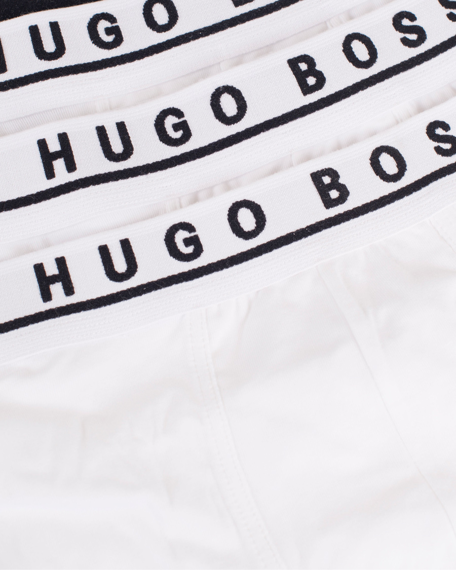 Herre | Undertøj | BOSS BLACK | BOSS 3-Pack Trunk Boxer Shorts White