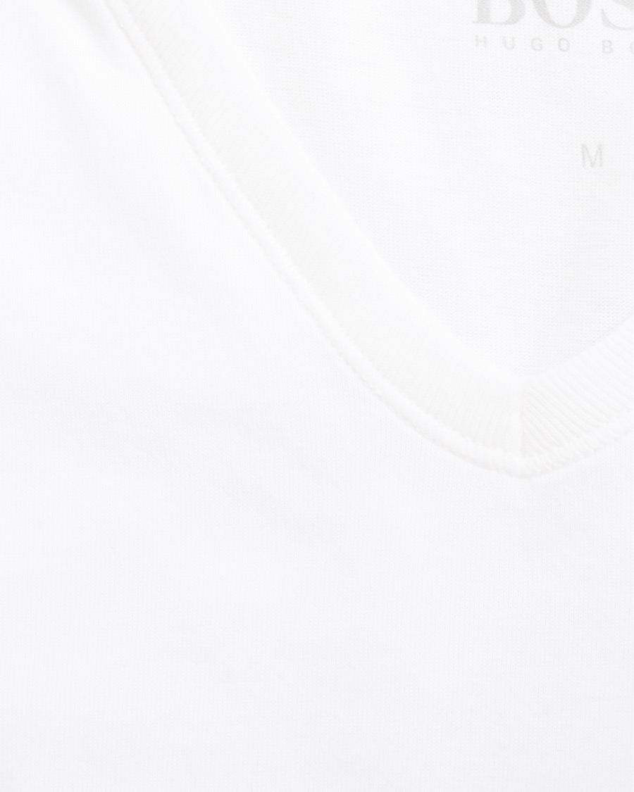 Herre | T-Shirts | BOSS BLACK | BOSS 3-Pack V-Neck T-Shirt White