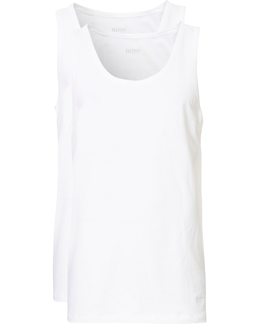 Herre | T-Shirts | BOSS BLACK | BOSS 3-Pack Tank Top White