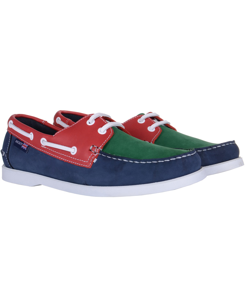 Herre | Hackett Three Colour Seglarsko Red/Green | Hackett | Three Colour Seglarsko Red/Green