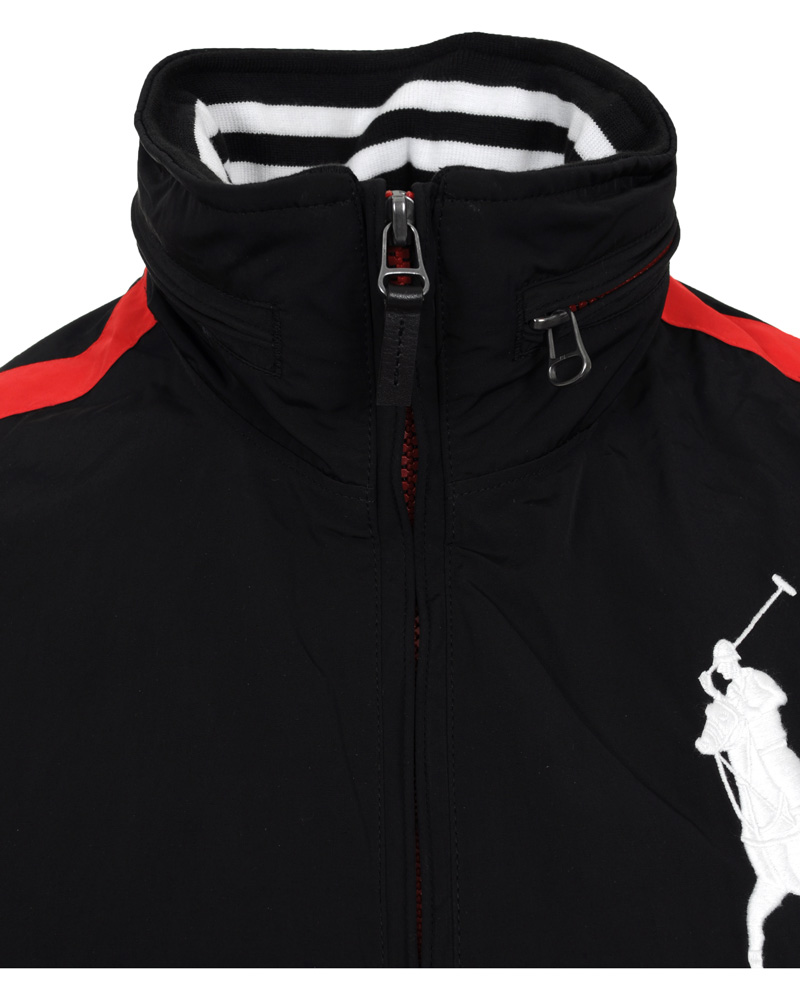 Herre | Jakker | Polo Ralph Lauren | Golf Windbreaker Black/Red