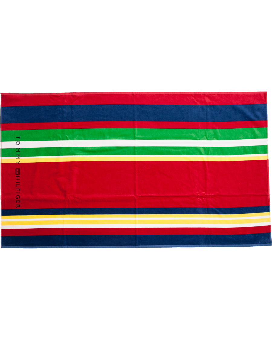 Herre | Tommy Hilfiger Handduk Kelly Green/Multi | Tommy Hilfiger | Handduk Kelly Green/Multi