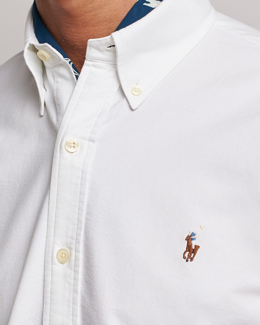 Herre | Polo Ralph Lauren Custom Fit Shirt Oxford White | Polo Ralph Lauren | Custom Fit Shirt Oxford White