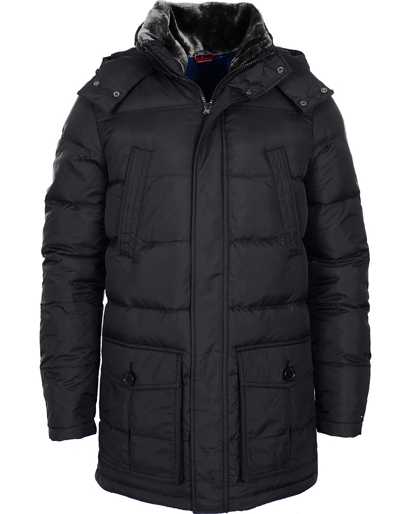 Herre | Jakker | Tommy Hilfiger | New Hudson Down Parka Flag Black