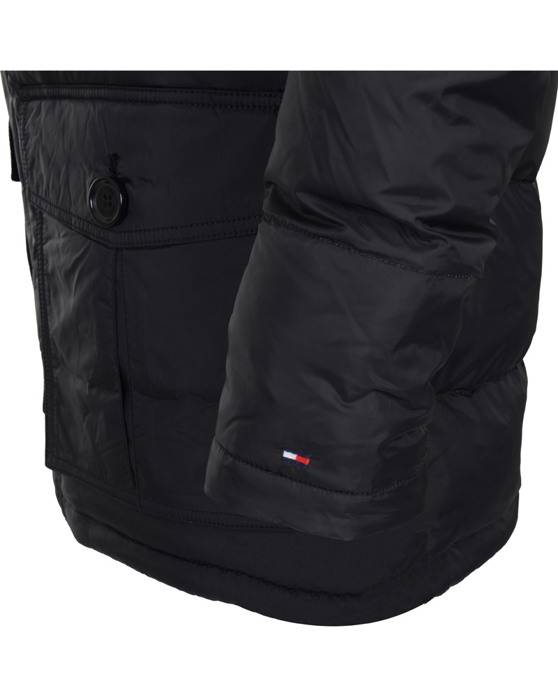 Herre | Jakker | Tommy Hilfiger | New Hudson Down Parka Flag Black