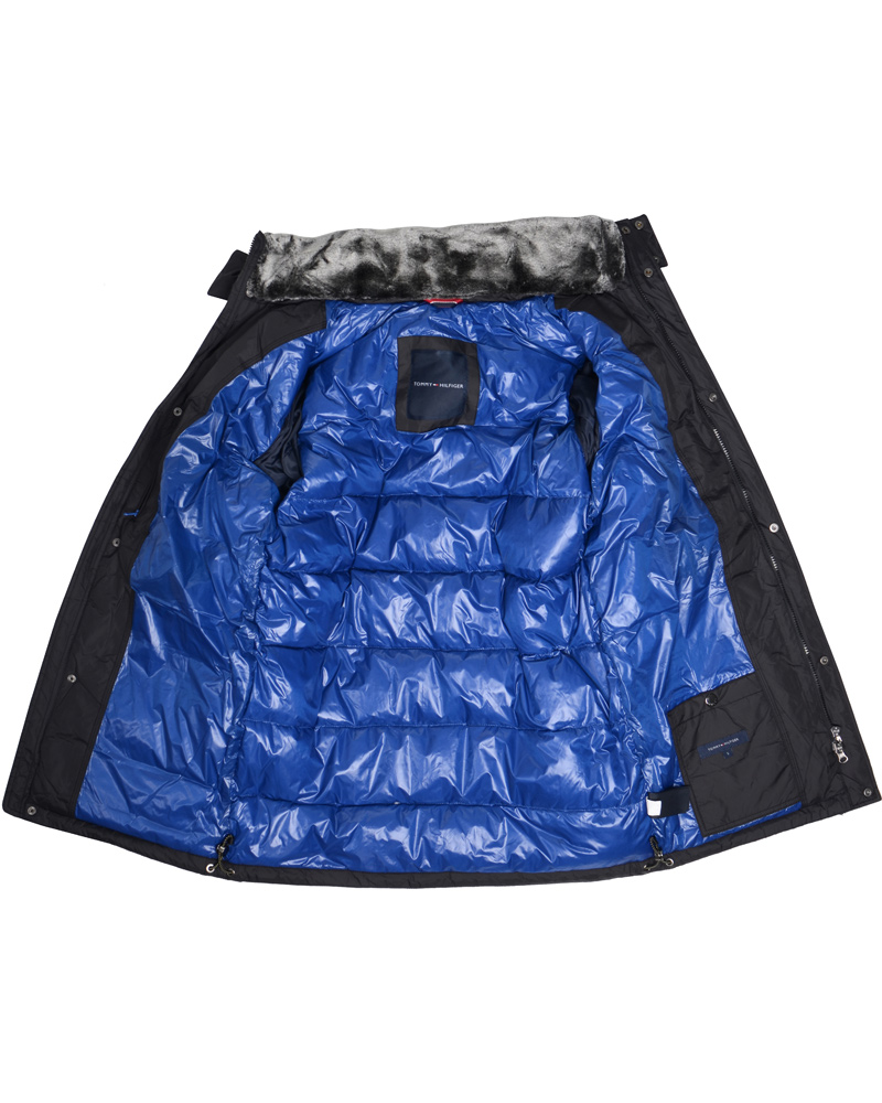 Herre | Jakker | Tommy Hilfiger | New Hudson Down Parka Flag Black