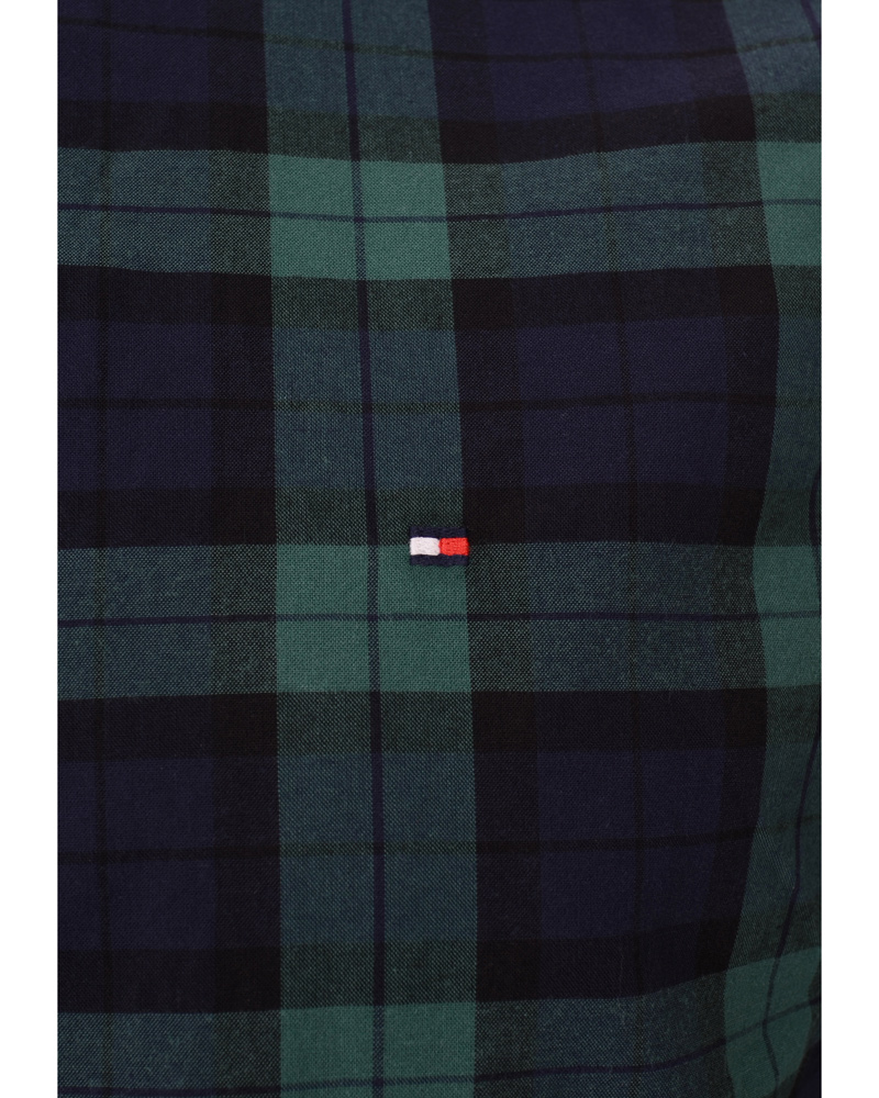 Herre | Skjorter | Tommy Hilfiger | Pharr Check New York Fit Shirt Navy