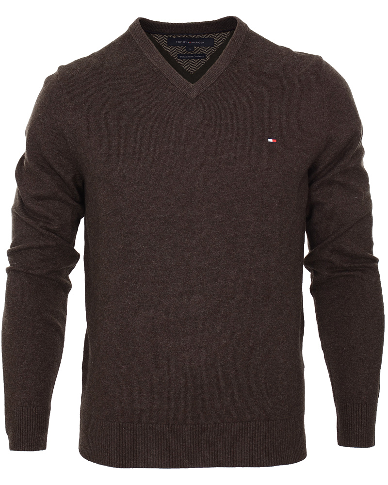 Herre | Trøjer | Tommy Hilfiger | Pima Cotton Cashmere Pullover After Dark