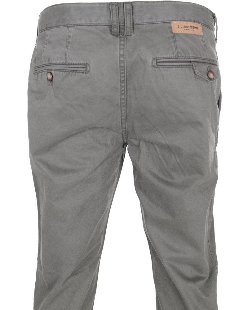 Herre | Bukser | J.Lindeberg | Chaze Season Cotton Chinos Mud Green