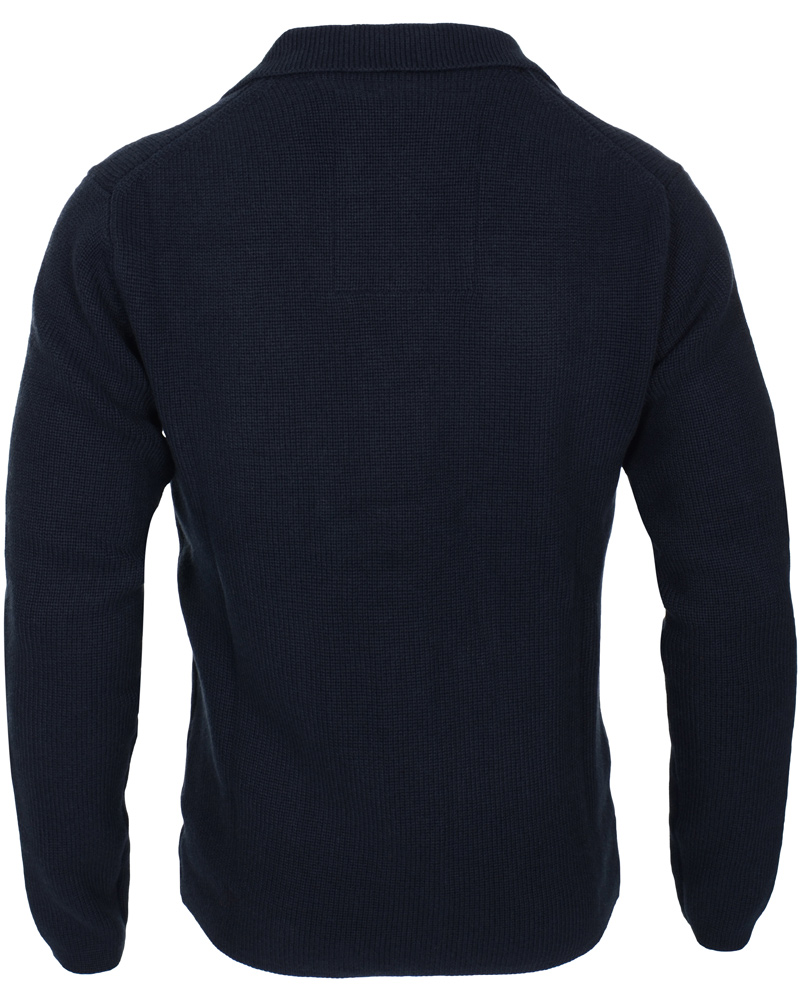 Herre |  | Morris | Kinsley Knitted Blazer Navy