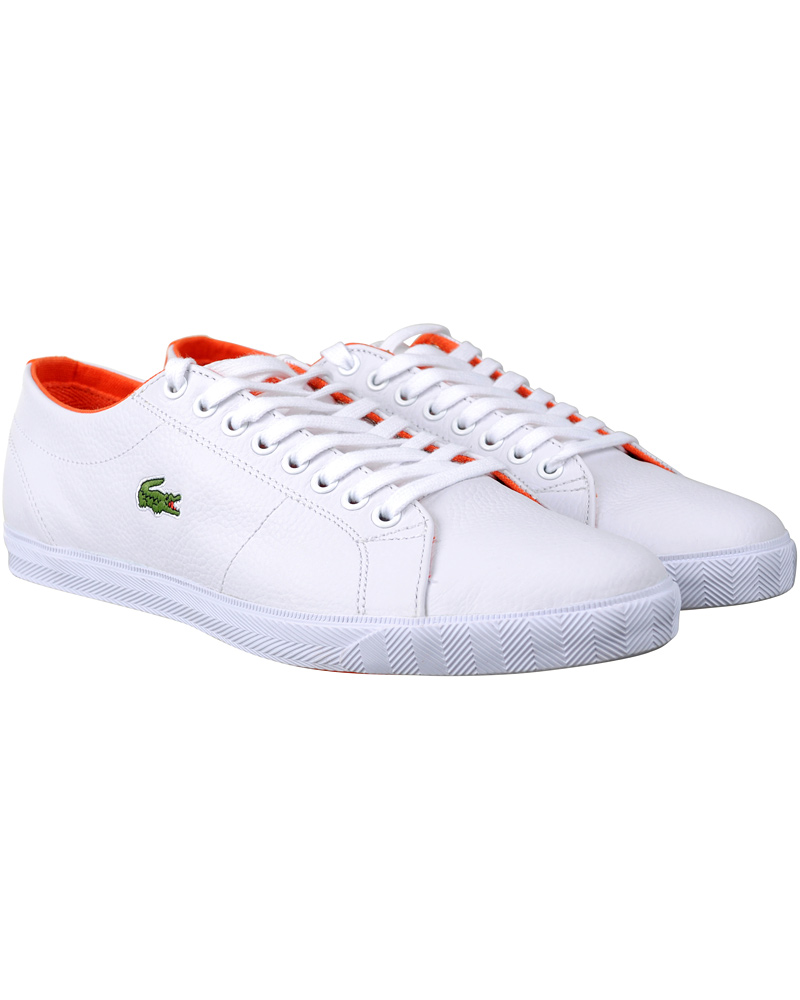 Herre | Lacoste Marcel Mov Sneaker White/Red | Lacoste | Marcel Mov Sneaker White/Red