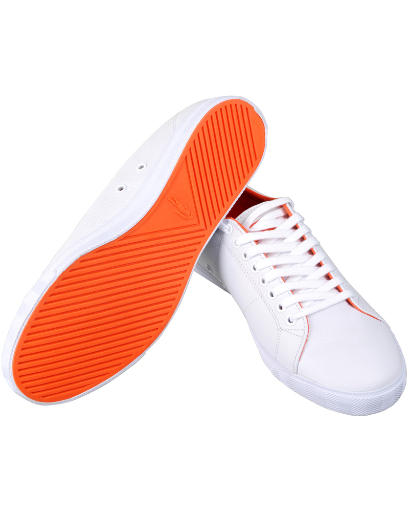 Herre | Lacoste Marcel Mov Sneaker White/Red | Lacoste | Marcel Mov Sneaker White/Red