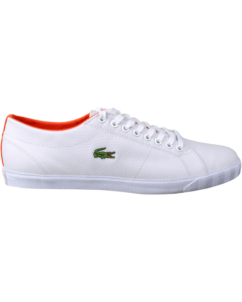 Herre | Lacoste Marcel Mov Sneaker White/Red | Lacoste | Marcel Mov Sneaker White/Red