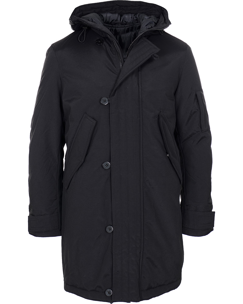 Herre | Jakker | Filippa K | Nylon Oxford Parka Black