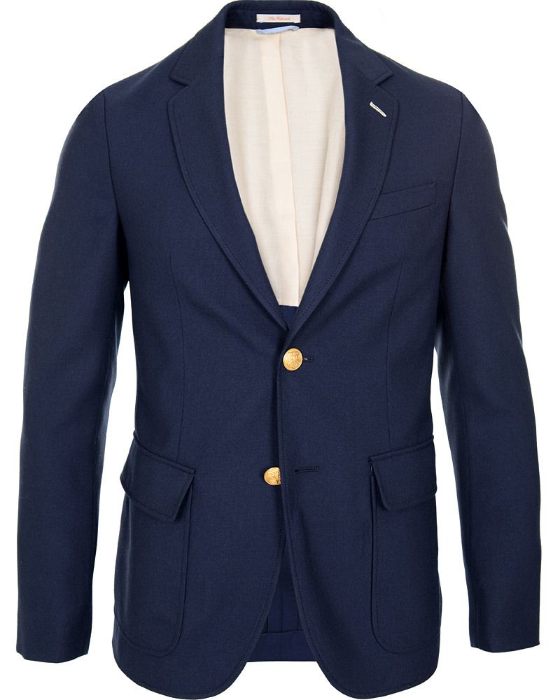 Herre | Blazere & jakker | GANT Rugger | The Hopsack Jacket Navy