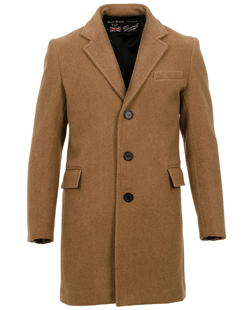 Herre | Jakker | Gloverall | Chesterfield Coat Tan