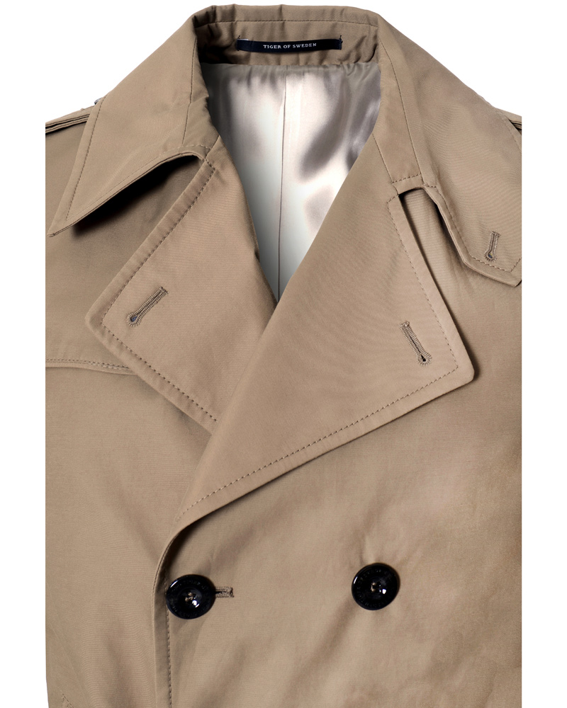 Herre | Jakker | Tiger of Sweden | Gil 3 Trenchcoat Khaki