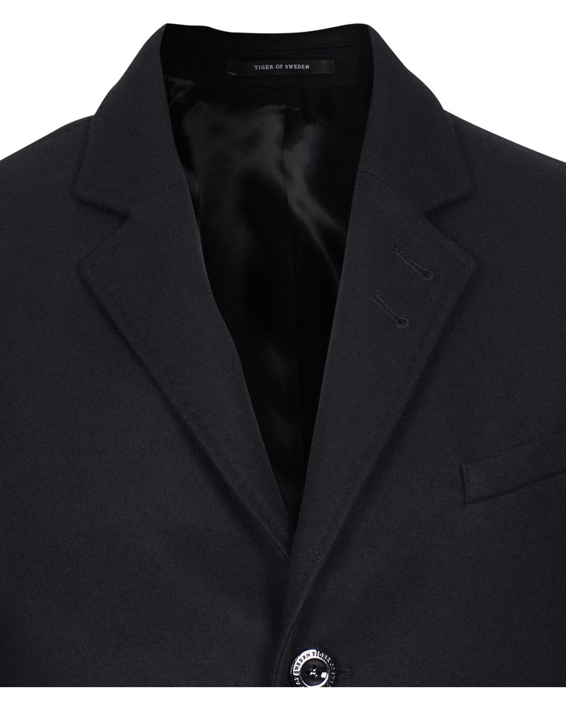 Herre | Jakker | Tiger of Sweden | Dempsey 4 Wool Coat Black