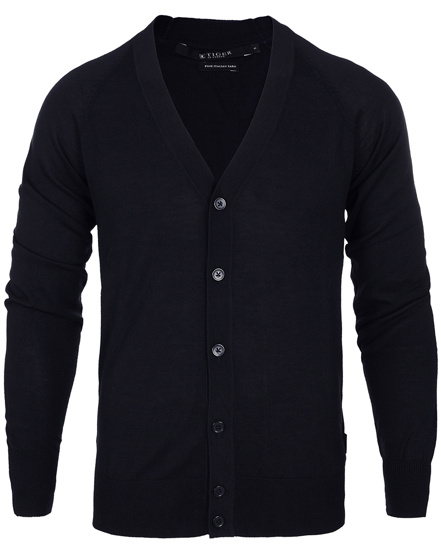 Herre | Trøjer | Tiger of Sweden | Reeves Cardigan Navy