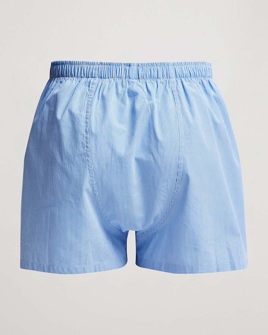 Herre | Undertøj | Polo Ralph Lauren | Woven Boxer Blue Gingham Blue