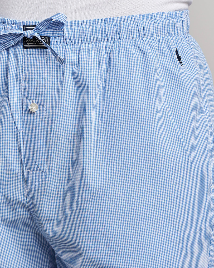 Herre | Pyjamas & Morgenkåber | Polo Ralph Lauren | Pyjama Set Mini Gingham Blue