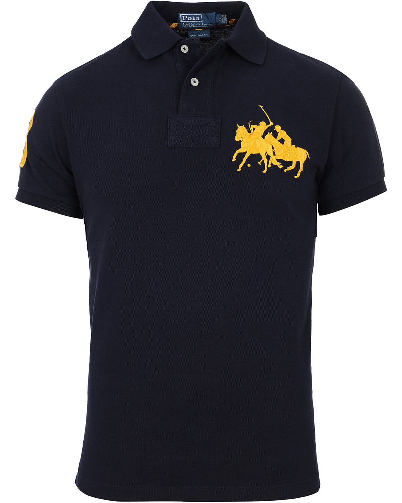 Herre | Polotrøjer | Polo Ralph Lauren | Custom Fit Dual Match Polo Navy