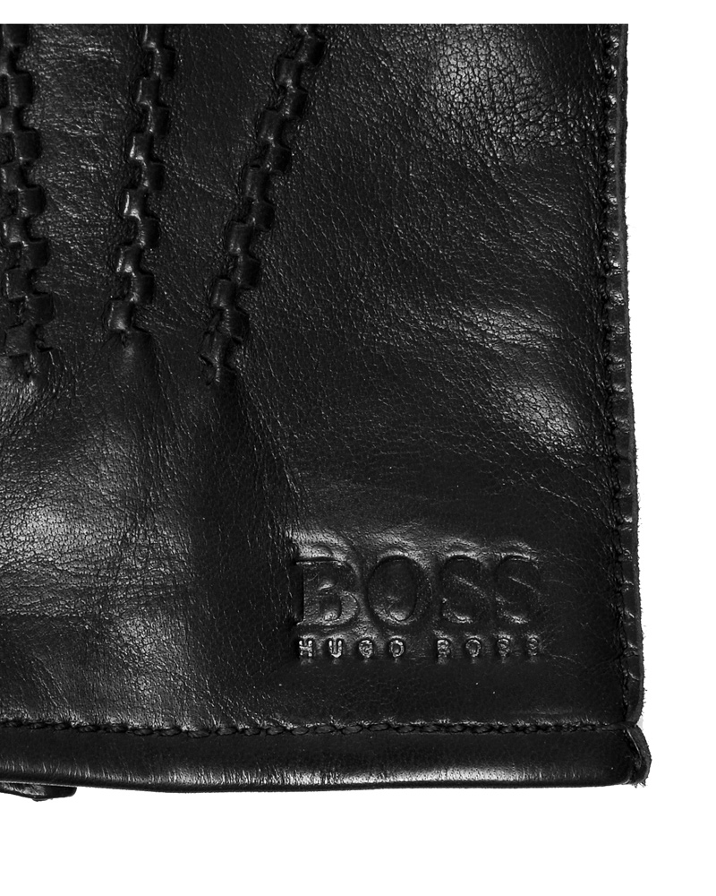 Herre | BOSS Haindt Leather Glove Black | BOSS BLACK | BOSS Haindt Leather Glove Black