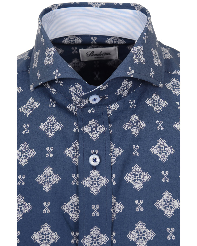 Herre | Skjorter | Stenströms | Skjorta Slimline Pattern Print