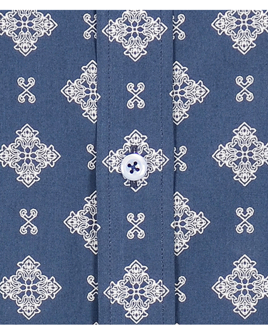 Herre | Skjorter | Stenströms | Skjorta Slimline Pattern Print