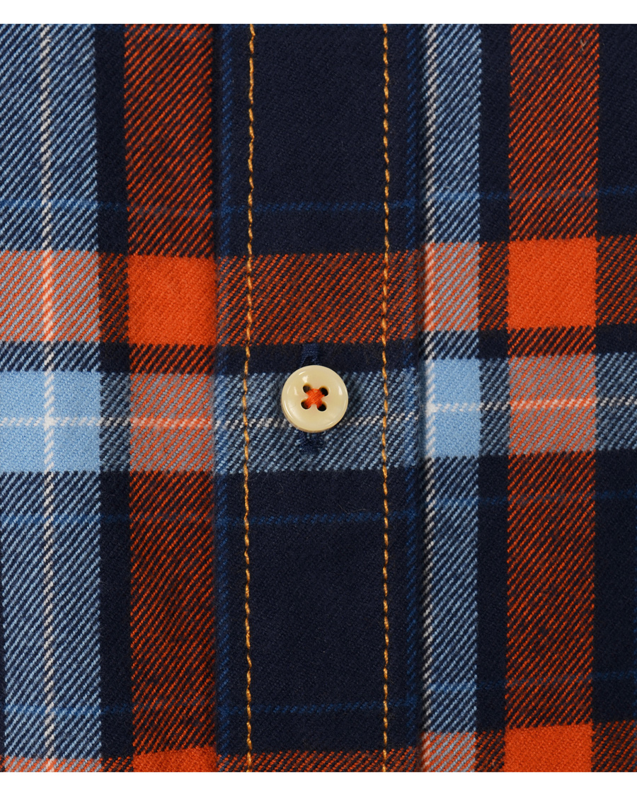 Herre | Skjorter | Stenströms | Skjorta Sport Flanell Navy