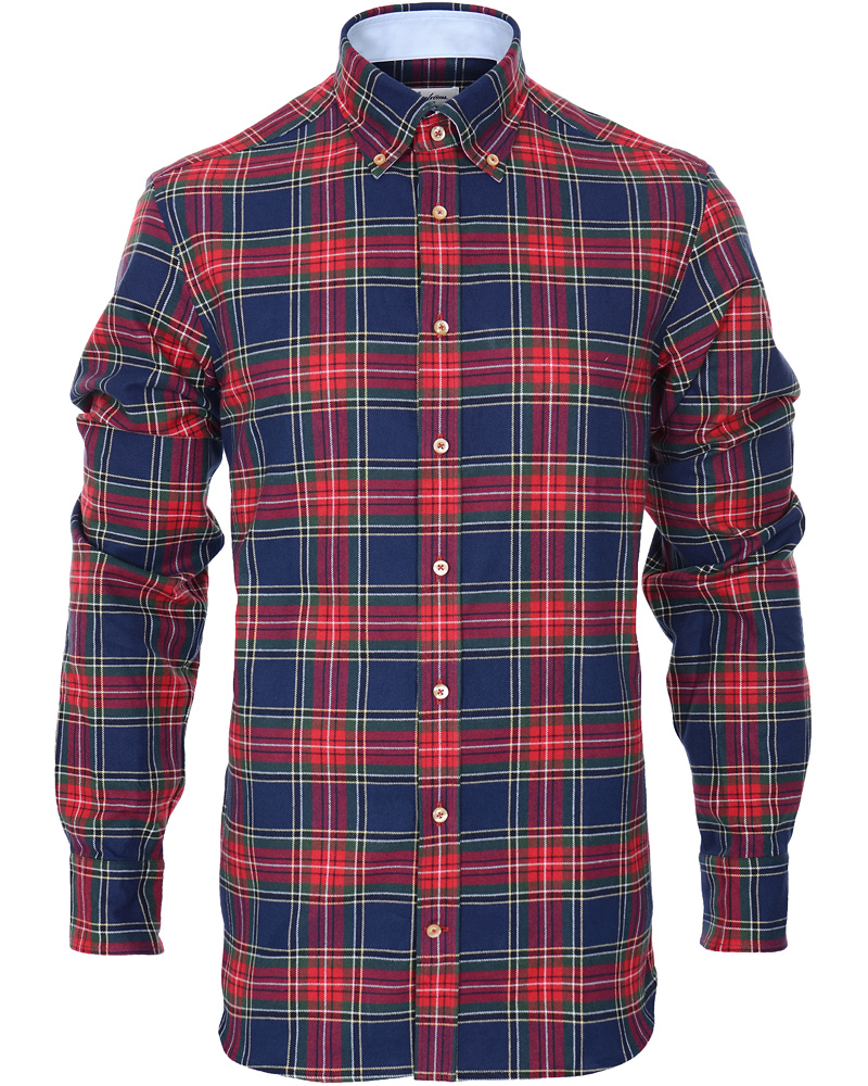 Herre | Skjorter | Stenströms | Skjorta Sport Flanell Red
