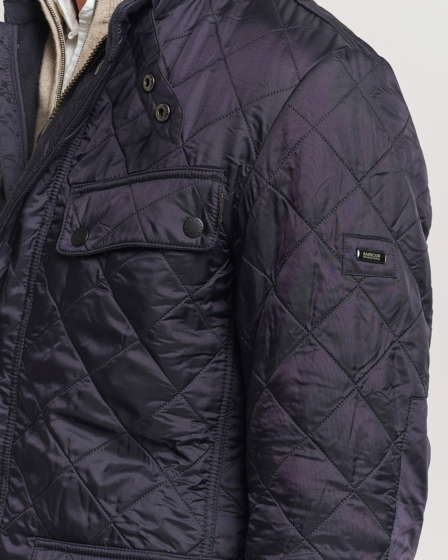 Herre | Jakker | Barbour International | Ariel Polarquilt International Jacket Navy