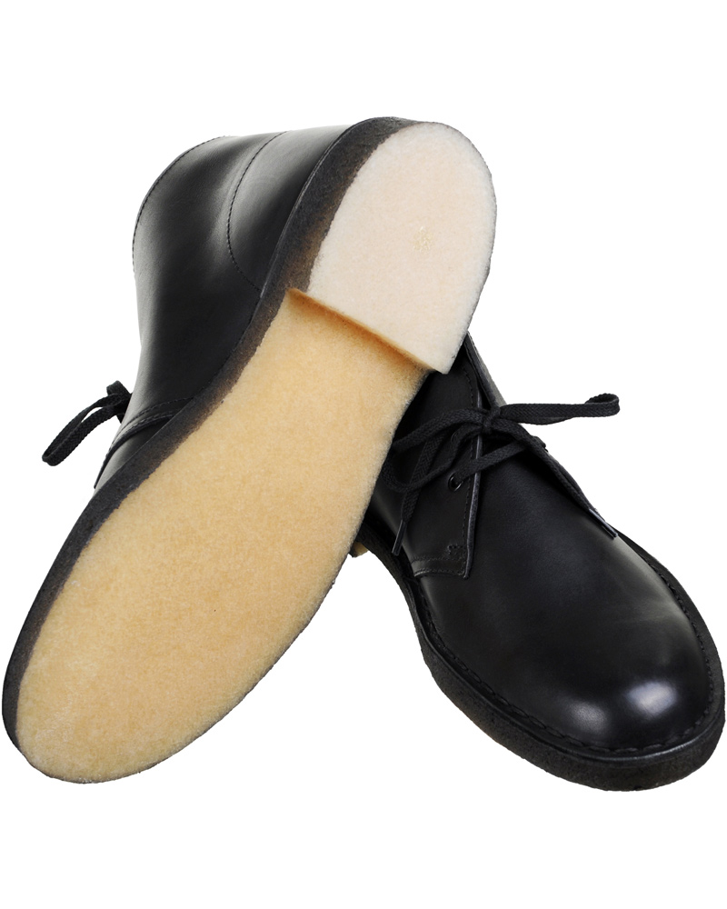Herre | Clarks Originals Desert Boot Black Leather | Clarks Originals | Desert Boot Black Leather