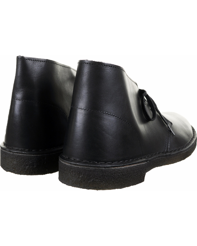 Herre | Clarks Originals Desert Boot Black Leather | Clarks Originals | Desert Boot Black Leather