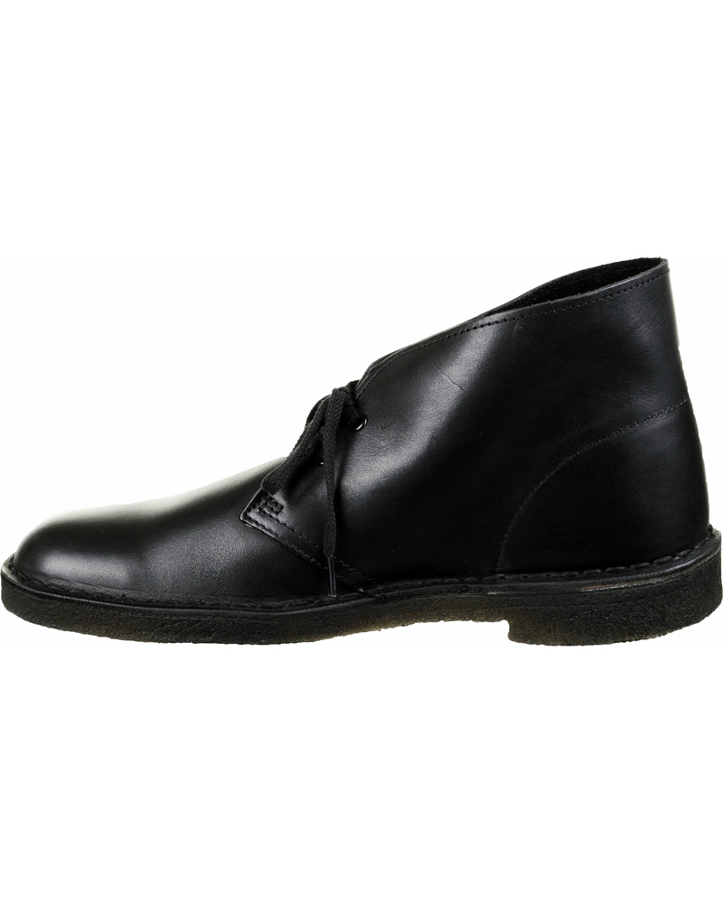Herre | Clarks Originals Desert Boot Black Leather | Clarks Originals | Desert Boot Black Leather