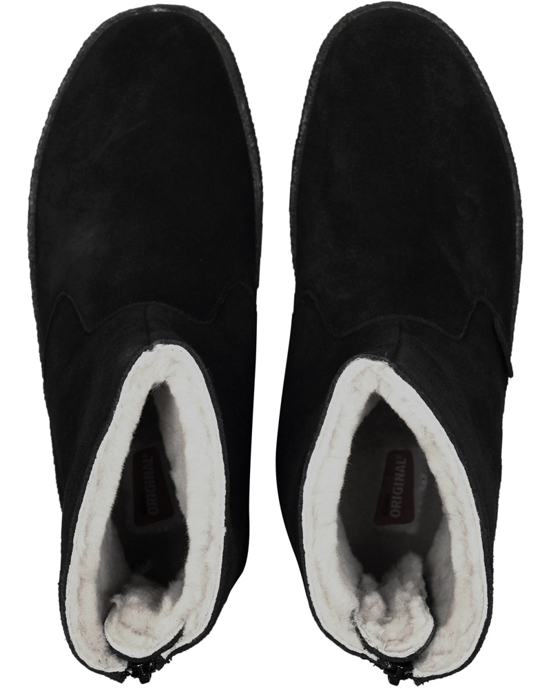 Clarks Originals Jez Curling Boot Black Suede CareOfCarl