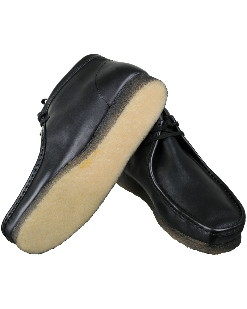 Herre | Clarks Originals Wallabee Boot Black Leather | Clarks Originals | Wallabee Boot Black Leather