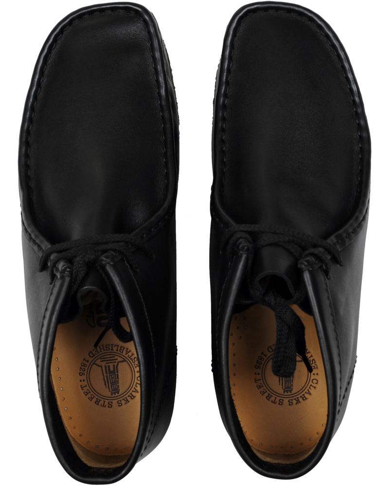 Herre | Clarks Originals Wallabee Boot Black Leather | Clarks Originals | Wallabee Boot Black Leather