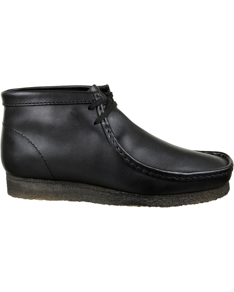 Clarks Originals Wallabee Boot Black Leather CareOfCarl.dk