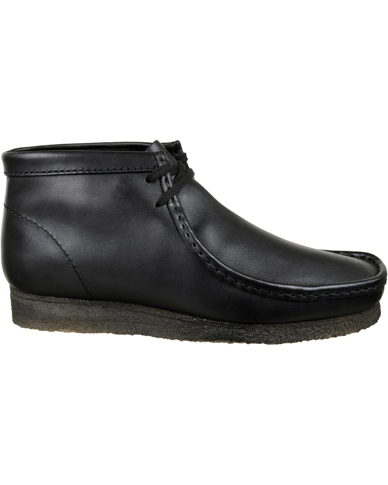 Herre | Clarks Originals Wallabee Boot Black Leather | Clarks Originals | Wallabee Boot Black Leather