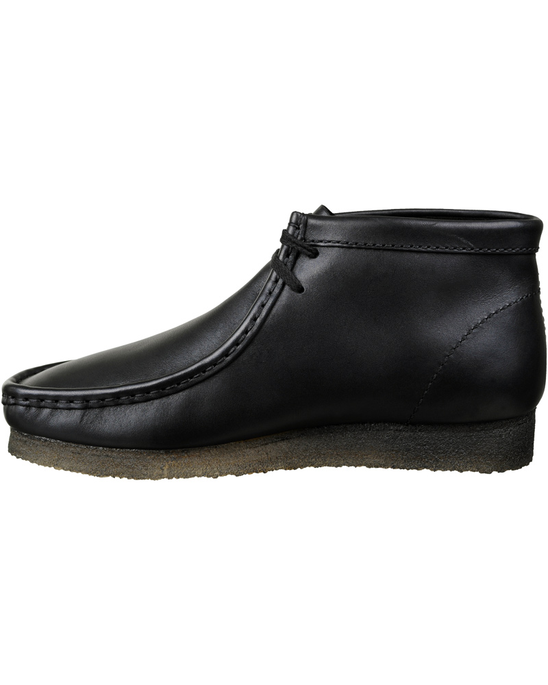 Herre | Clarks Originals Wallabee Boot Black Leather | Clarks Originals | Wallabee Boot Black Leather
