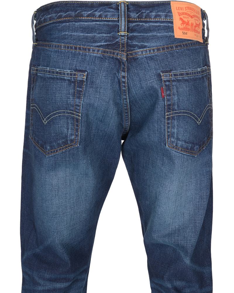 Levis 504 Regular Straight Jeans Blue Moon